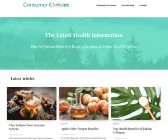 Consumer-Choices.com(Consumer choices) Screenshot