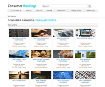 Consumer-Rankings.org(Consumer Rankings) Screenshot