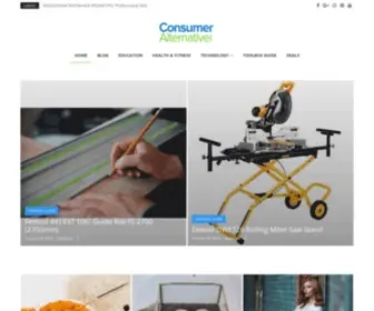 Consumeralternative.com(Find better products for lower price) Screenshot