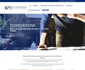 Consumerassure.co.za(Consumer Assure Brokers) Screenshot