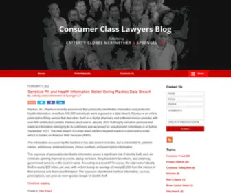 Consumerclasslawyersblog.com(Published by Philadelphia Business Attorneys) Screenshot