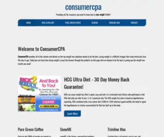 ConsumercPa.com(Reviewing Products for the People) Screenshot