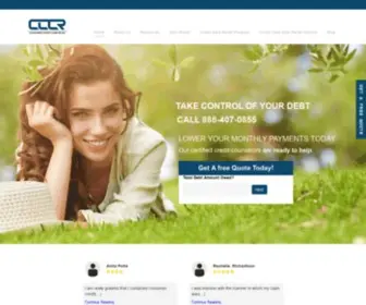 Consumercreditcardrelief.com(Consumer Credit Card Relief Company) Screenshot
