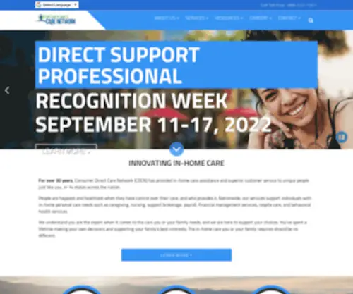Consumerdirectonline.net(Consumer Direct Care Network) Screenshot