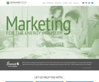Consumerfocusmarketing.com(Heating Oil & Propane Energy Marketing Strategy) Screenshot