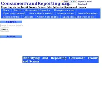 Consumerfraudreporting.org(Consumer protection) Screenshot