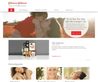 Consumerhealthcare.no(Johnson & Johnson) Screenshot