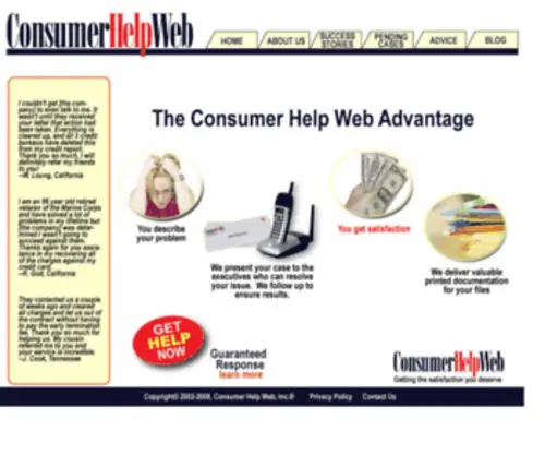 Consumerhelpweb.com(Consumerhelpweb) Screenshot