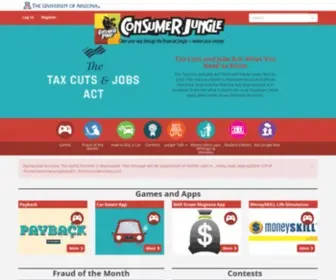 Consumerjungle.org(Welcome) Screenshot
