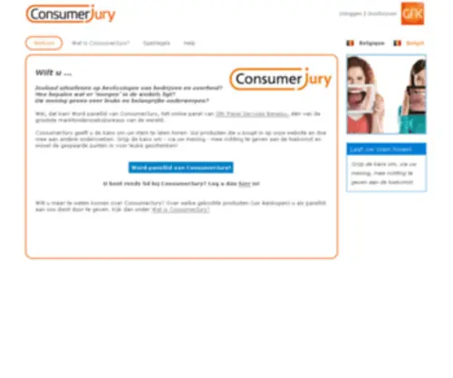 Consumerjury.be(Consumerjury) Screenshot