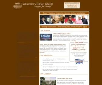 Consumerjusticegroup.com(Consumer Justice Group) Screenshot