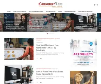 Consumerlawmagazine.com(The Consumer Law Magazine) Screenshot