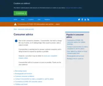 Consumerline.org(Consumer advice) Screenshot