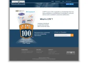 Consumerperceptionrating.org Screenshot