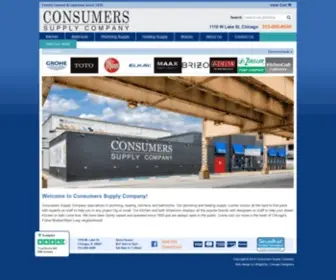 Consumersplumbing.com(Consumers Supply Company) Screenshot