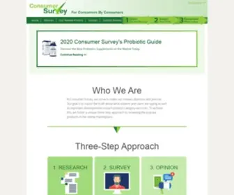 Consumerssurvey.org(Consumers Survey) Screenshot
