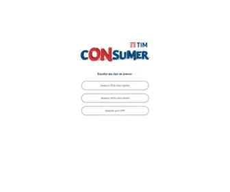 Consumertim.com.br(Consumer TIM) Screenshot