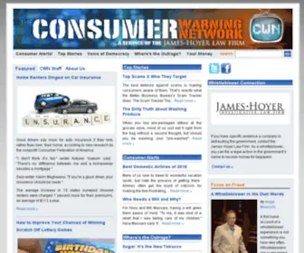 Consumerwarningnetwork.com(The Consumer Warning Network) Screenshot