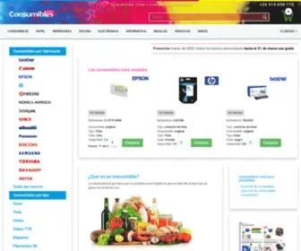 Consumibles.com(Cartucho de tinta compatible para HP (Hewlett Packard) (ZF6T78AE)) Screenshot