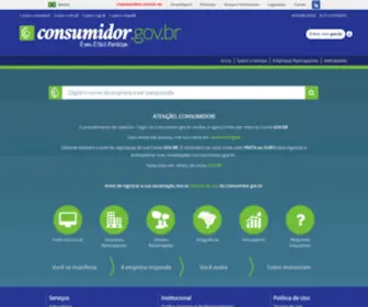 Consumidor.gov.br(Consumidor) Screenshot