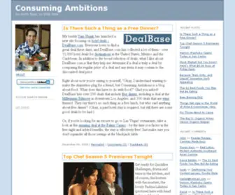 Consumingambitions.com(Consuming Ambitions) Screenshot