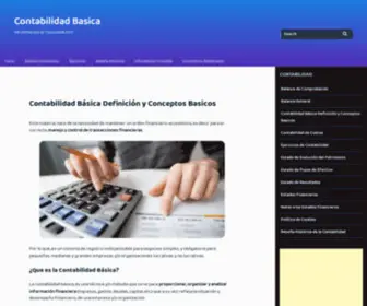 Contabilidadbasica.com(ᐈ Contabilidad Básica Definición) Screenshot