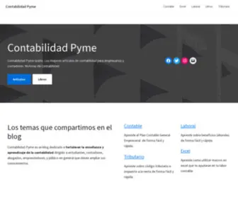 Contabilidadpyme.pe(Los mejores artículos de contabilidad para contadores) Screenshot