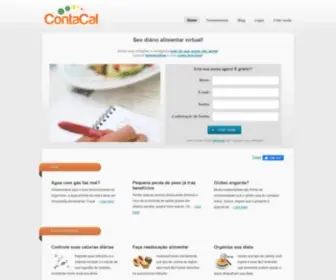 Contacal.com.br(Seu diário alimentar virtual) Screenshot