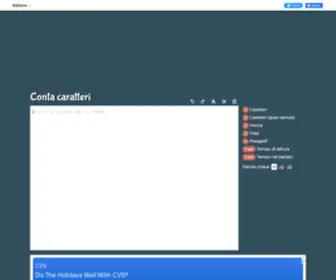 Contacaratteri.it(Conta caratteri e spazi) Screenshot