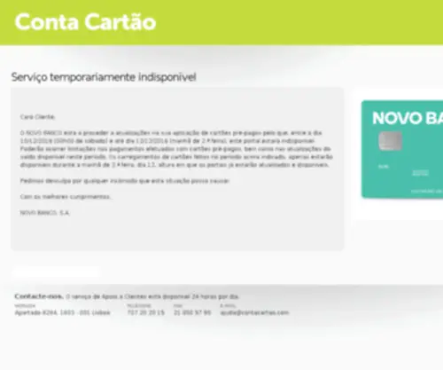 Contacartao.com(Contacartao) Screenshot