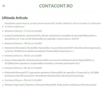 Contacont.ro(Sample Page) Screenshot