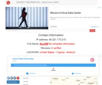 Contact-Information.com(All contact information data) Screenshot