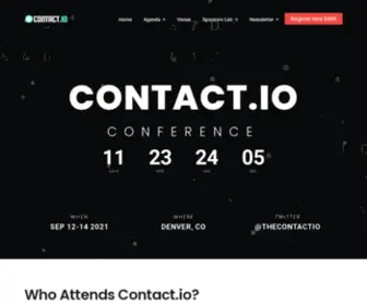 Contact.io(Contact Strategy Conference) Screenshot