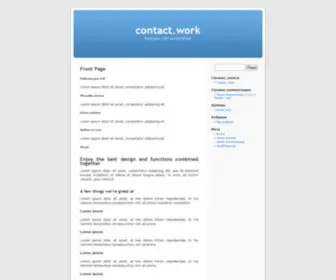 Contact.work(Digital communications for sales and customer support) Screenshot