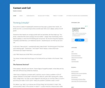 Contactandcoil.com(Contact and Coil) Screenshot