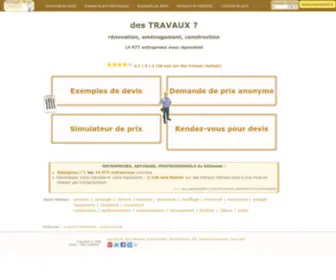 Contactartisan.com(Devis rénovation) Screenshot