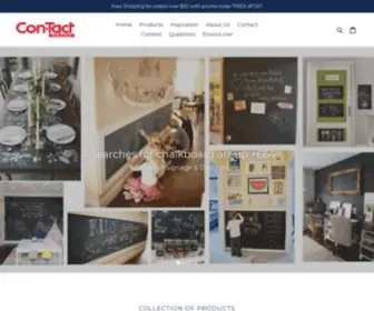Contactbrand.com(Con-Tact Brand Products got you covered) Screenshot