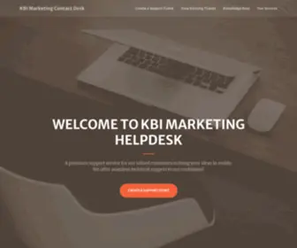 Contactdesk.org(KBI Marketing Help Desk) Screenshot