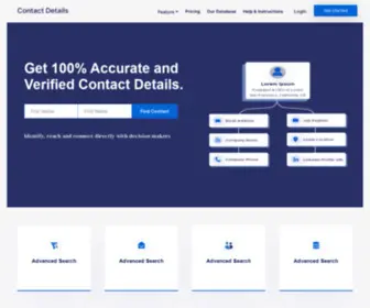 Contactdetails.io(Contactdetails) Screenshot