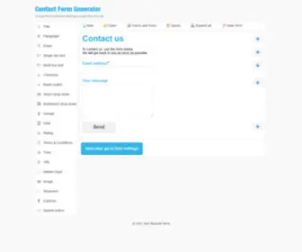 ContactformGenerator.net(Contact Form Generator) Screenshot