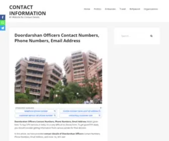 Contactinformation.in(Contact Information) Screenshot