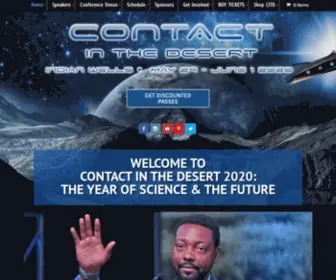 Contactinthedesert.com(Contact in the Desert) Screenshot