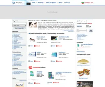 Contactlens-BG.com(Contact lenses) Screenshot