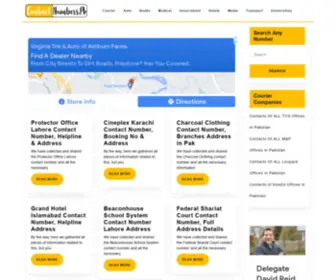 Contactnumbers.pk(Largest Phone Directory Of Pakistan) Screenshot