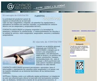 Contacto-Asegurado.com(Servicios para productores de seguros. Contacto con clientes) Screenshot