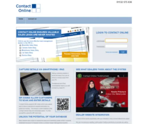 Contactonline.co.uk(Contact Online) Screenshot
