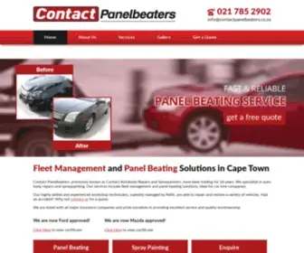 Contactpanelbeaters.co.za(Contact Panelbeaters) Screenshot