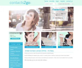 Contacts2GO.co.nz(Contact Lenses Online) Screenshot