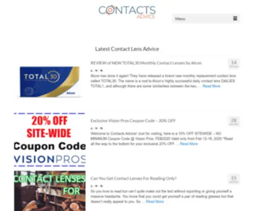 Contactsadvice.com(Contacts Advice) Screenshot