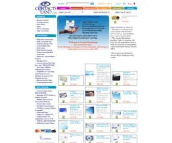 Contactsland.com(Discount Contact Lenses) Screenshot